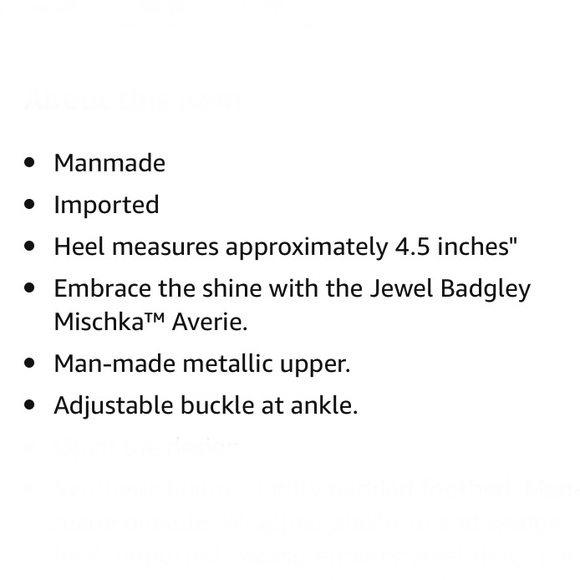 PRICE DROP! Badgley Mischka ‘Averie’ - Picture 5 of 5